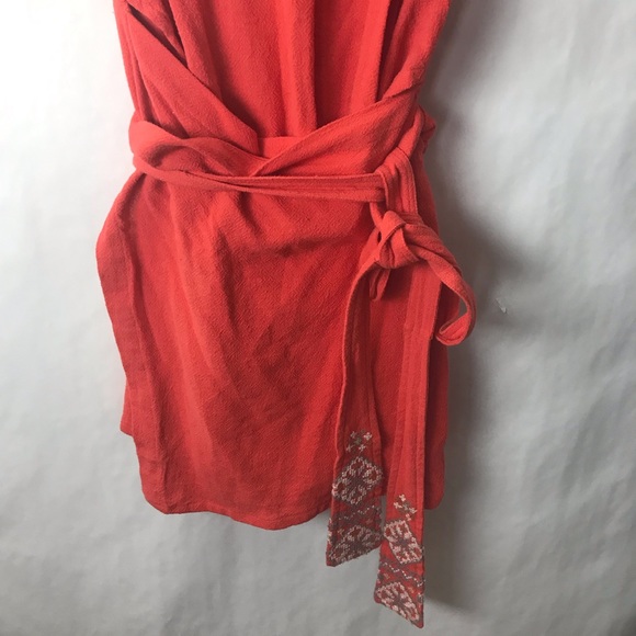 free people running wild embroidered dress M - Picture 4 of 8